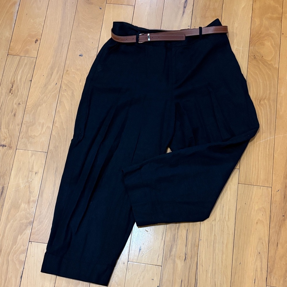 Women’s Zara wide leg linen trousers